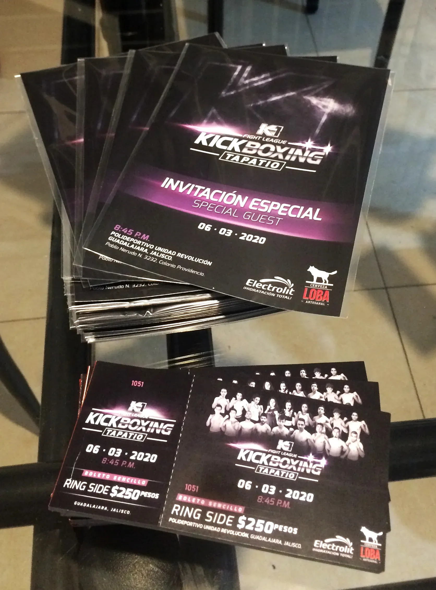 Invitaciones y Boletos K1